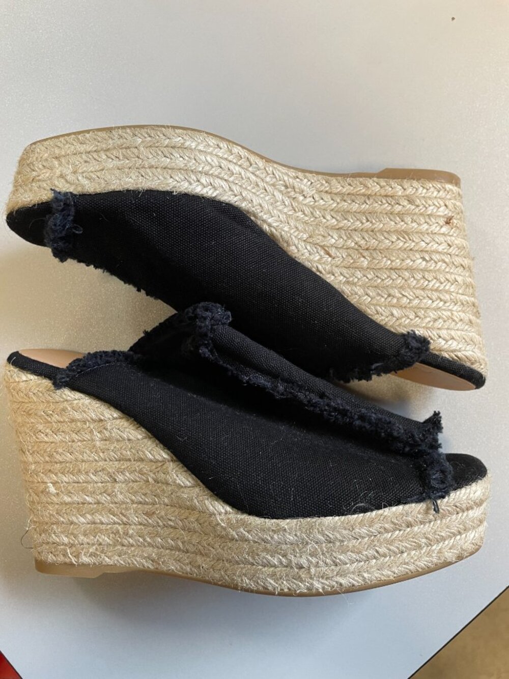 CASTANER Women's Black Cloth Espadrilles Size 38 - Picture 3 of 6